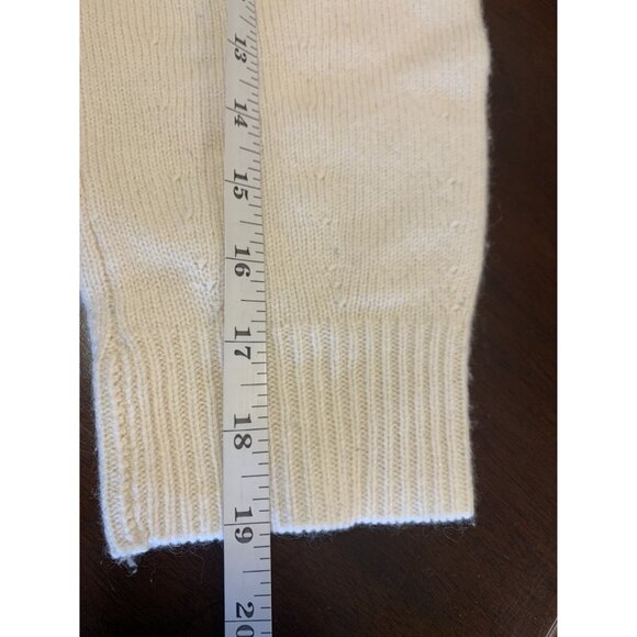 Halogen Wool Cashmere Knit Mock Neck Minimalist Tunic Sweater Size M/L - Picture 6 of 7